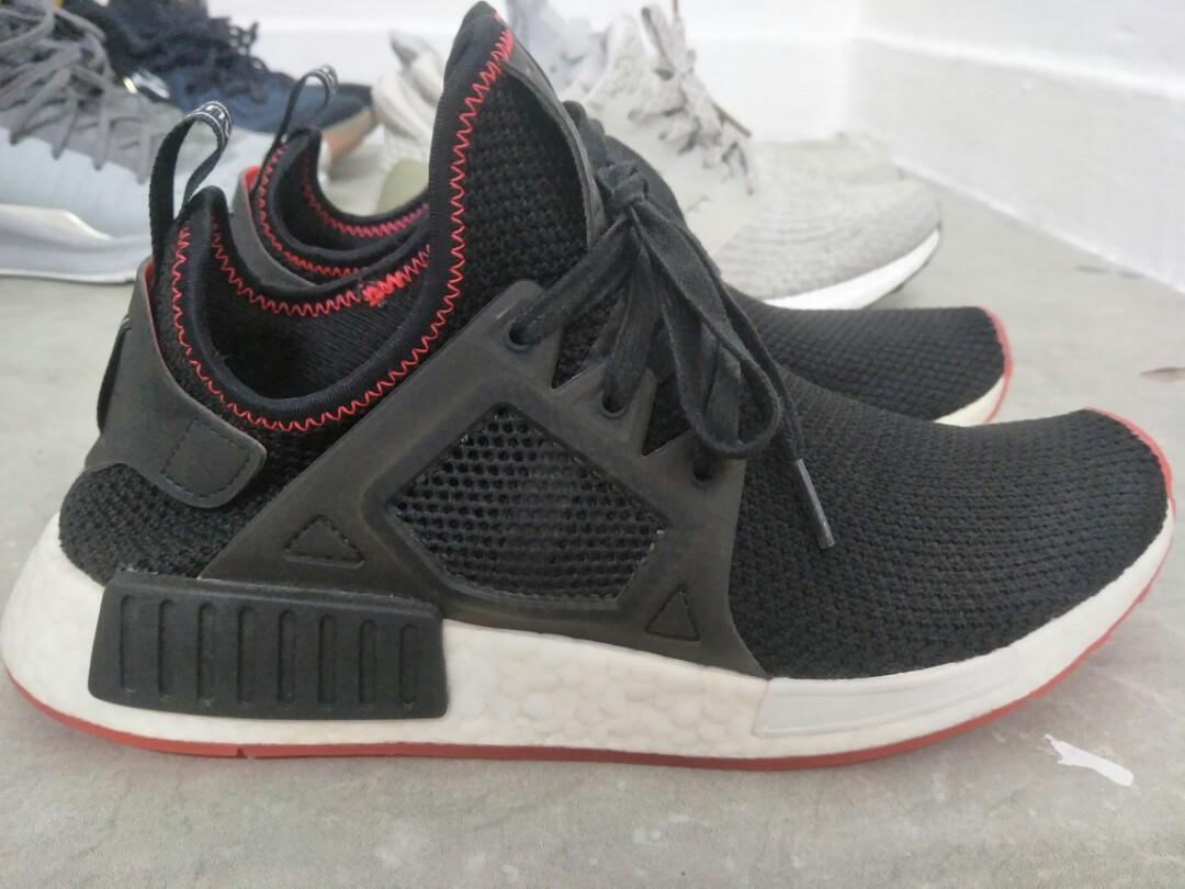 adidas nmd xr1 core black solar red