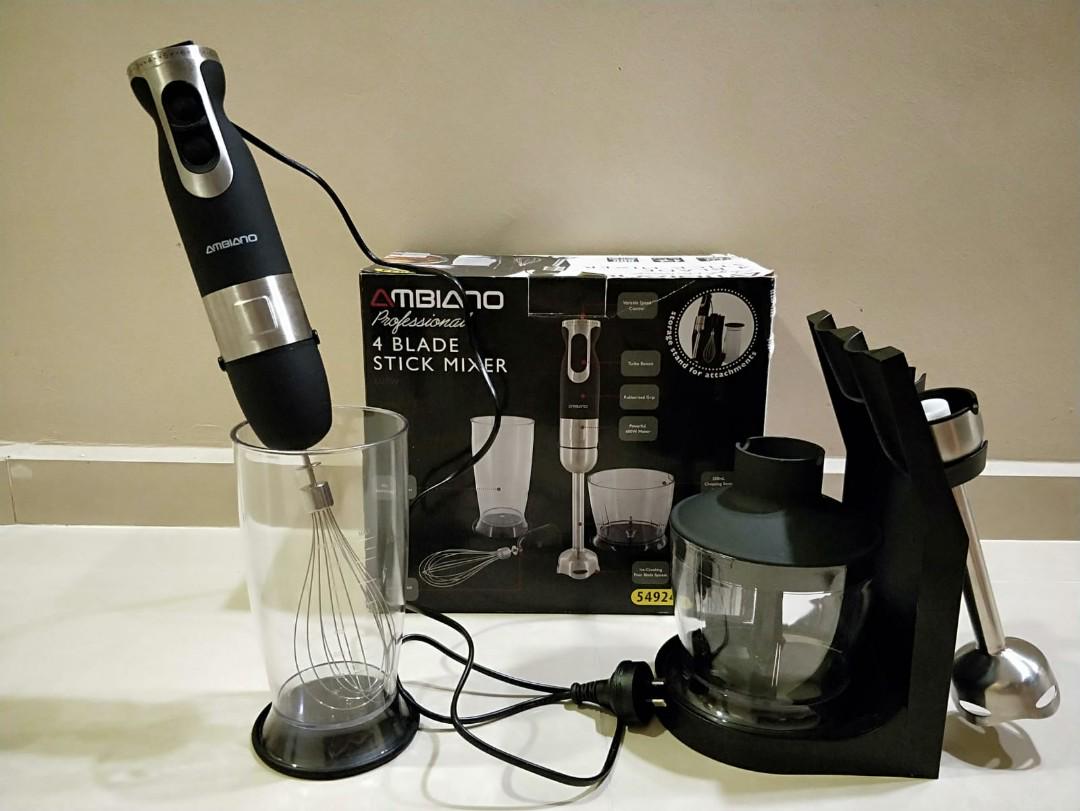 Ambiano Professional 4 Blade Stick Mixer 600W > From Australia, TV