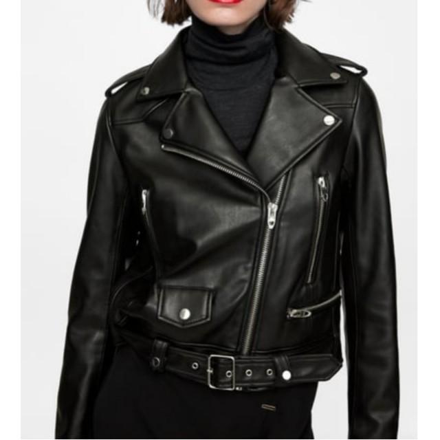 zara Faux Leather Jacket / pu jacket 