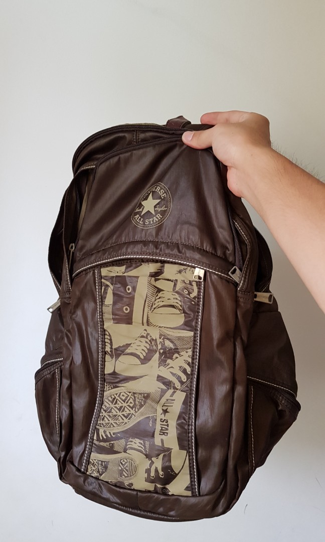 converse leather bag