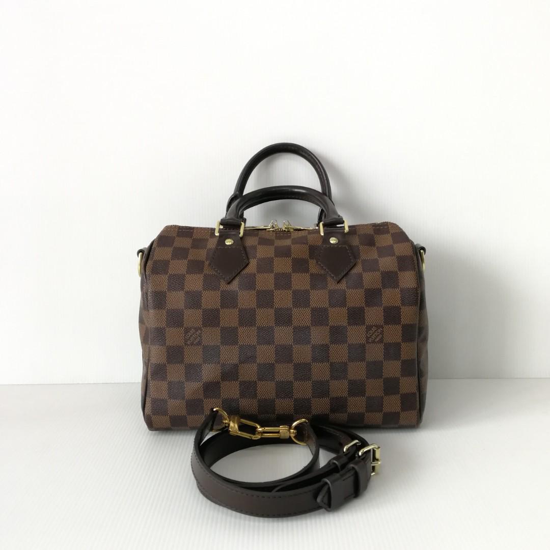 Authentic Lv speedy b 25 azur, Luxury, Bags & Wallets on Carousell