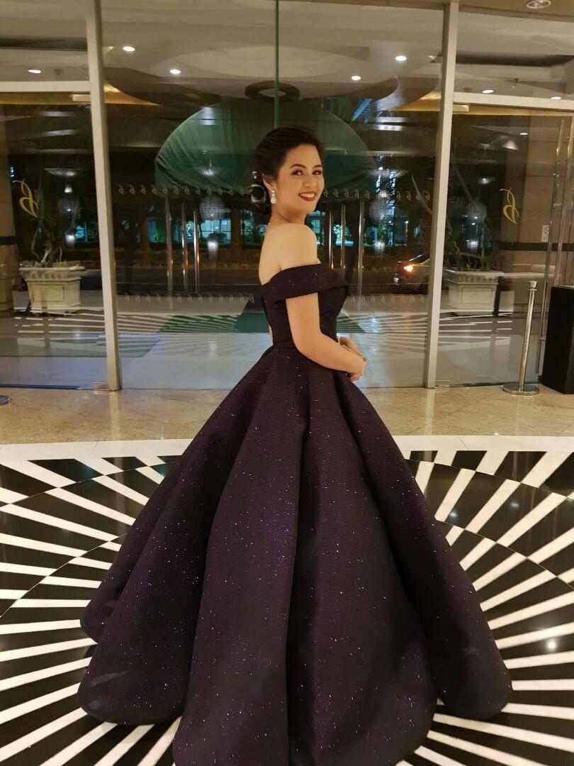 Off shoulder sales gown for debut
