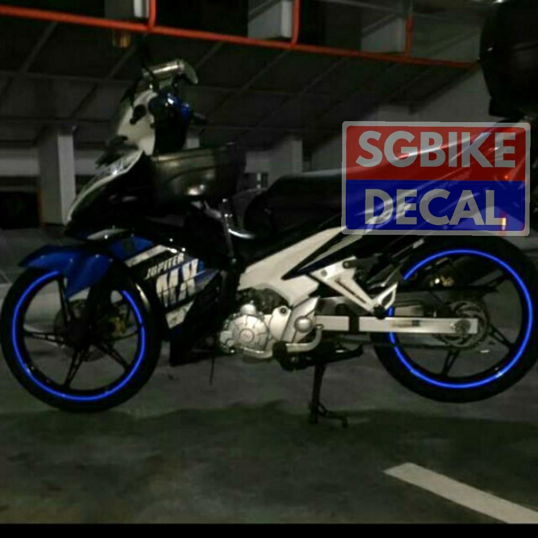 reflective bike rim decals