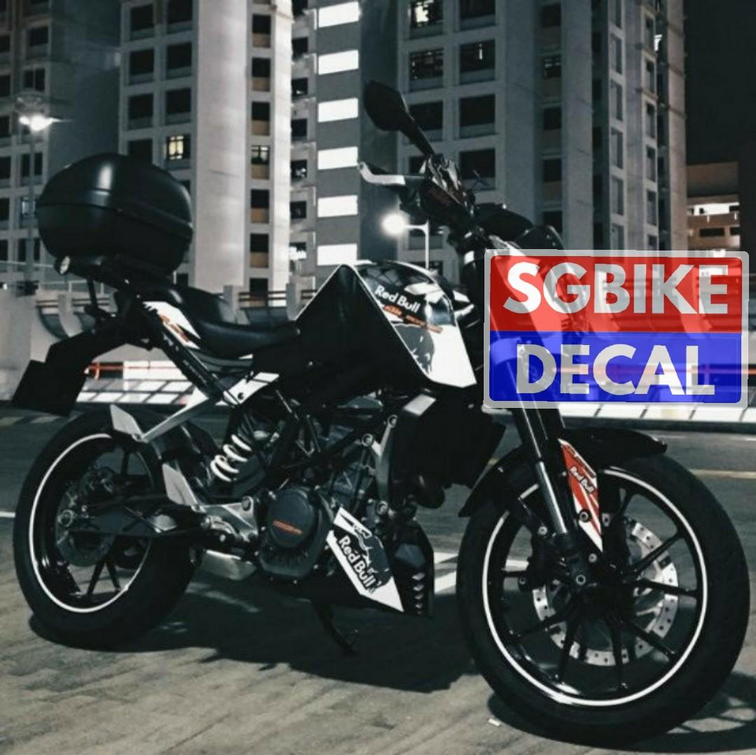 reflective bike rim decals