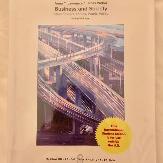 Business Society Stakeholders Ethics Public Policy 15e