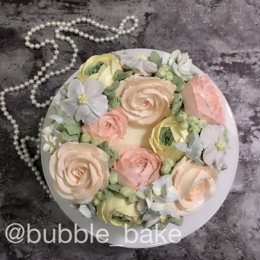 Buttercream Floral Cake Cake Decorating Class Food Drinks