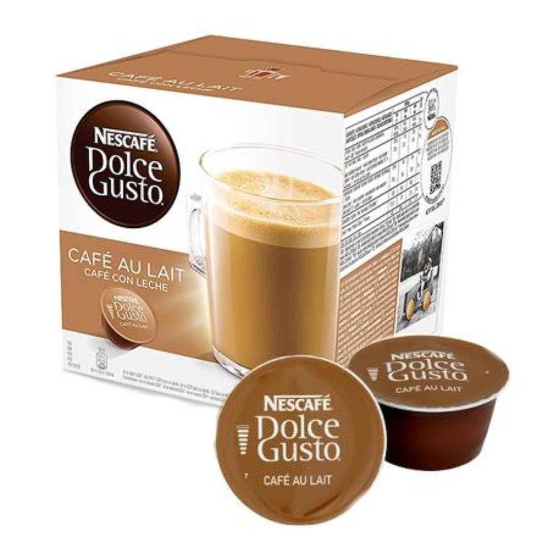 Cafe Au Lait Nescafe Dolce Gusto Capsules 6 Boxes 96 Capsules Home Appliances Kitchenware On Carousell