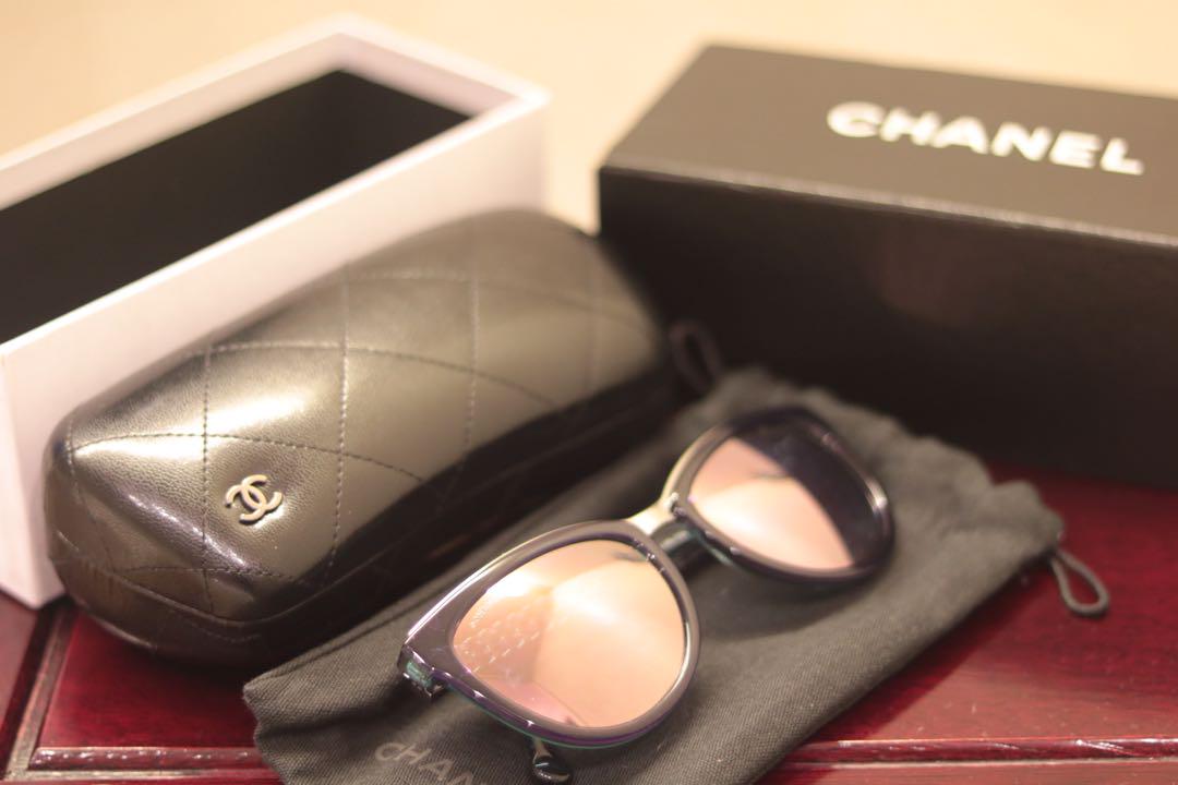 Chanel Cat Eye Winter Sunglasses 太陽眼鏡 Women S Fashion