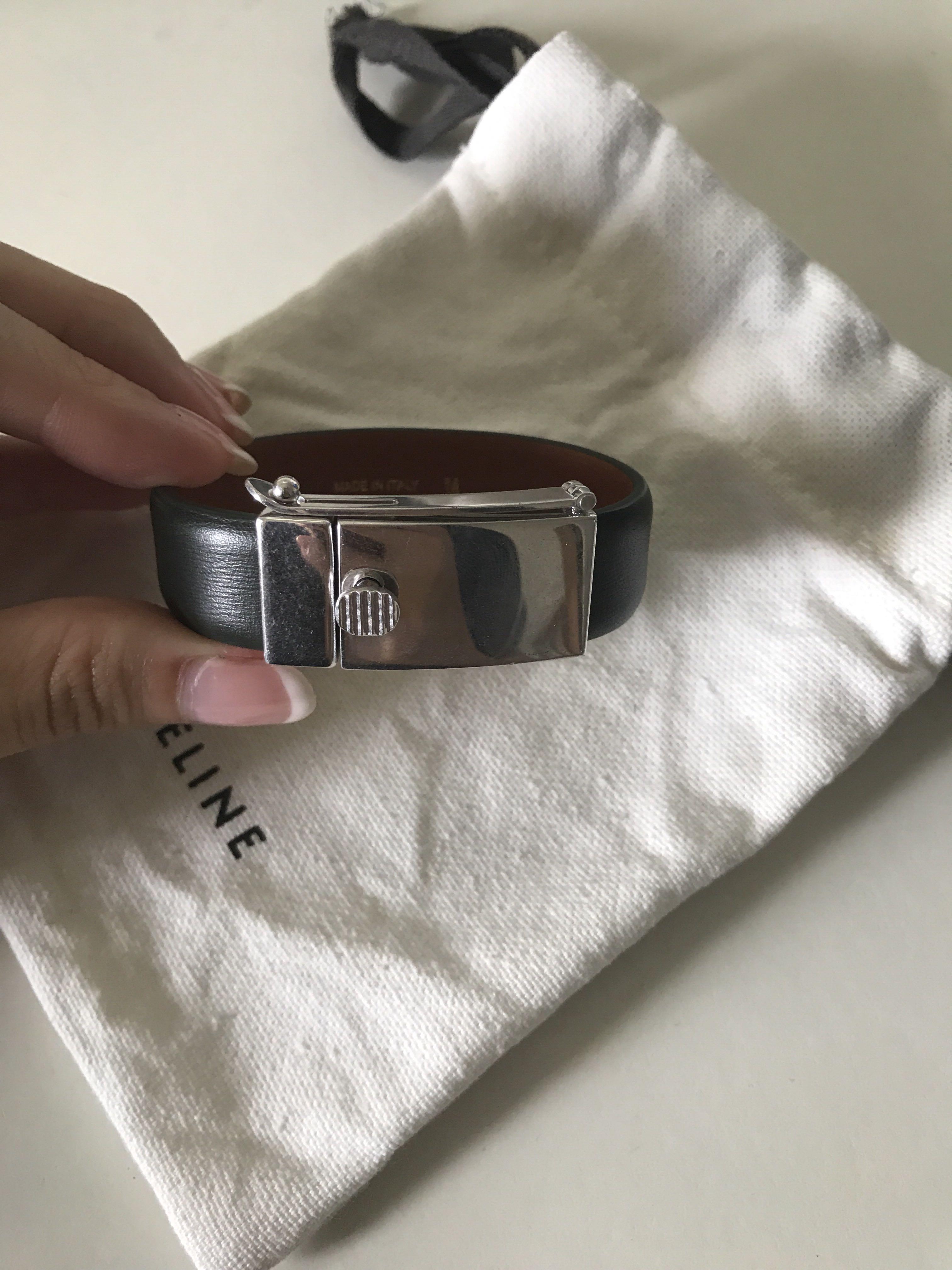 Celine leather bracelet outlet