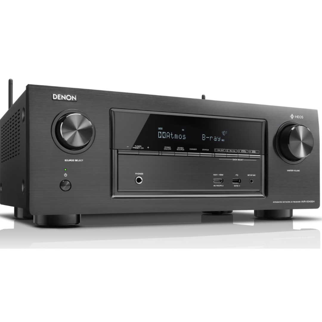 Denon AVRX3400H Receiver with Bose Acoustimass 5 Series III, Audio, Soundbars, Speakers
