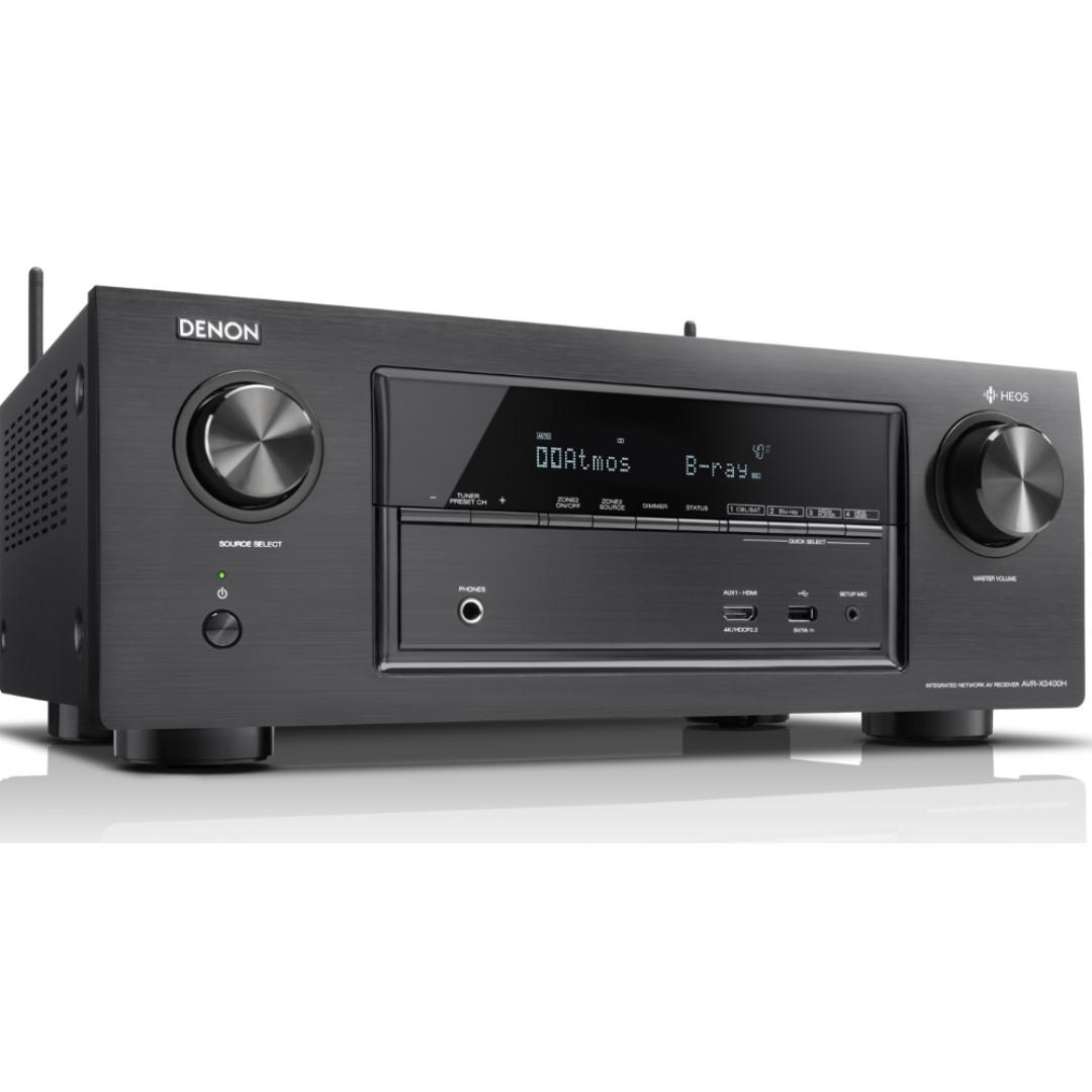 Denon AVRX3400H Receiver with Bose Acoustimass 5 Series III, Audio