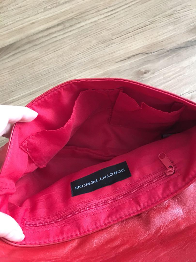 Red clutch bag hotsell dorothy perkins