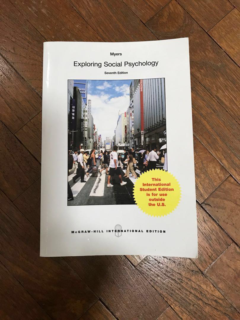 Exploring Social Psychology 7th Edition By David G Myers Books
