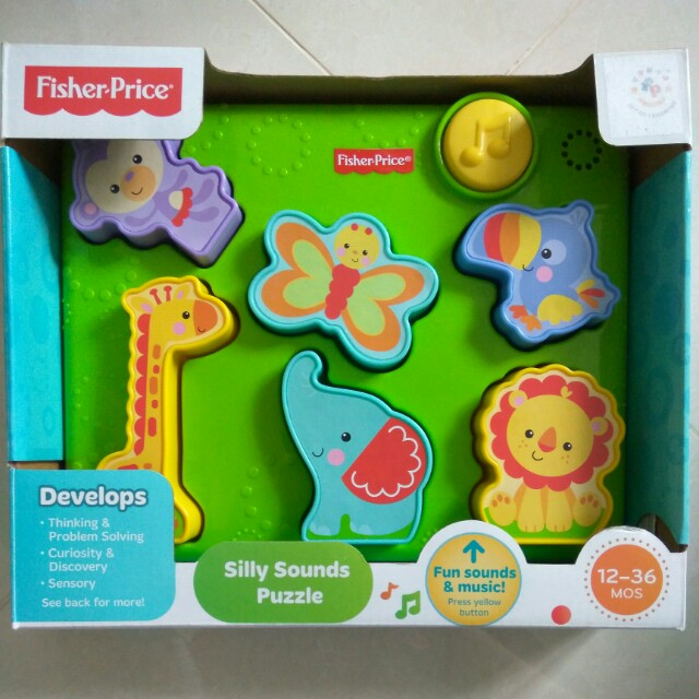 Fisher-Price Silly Sounds Puzzle Developmental Baby Toy Music New