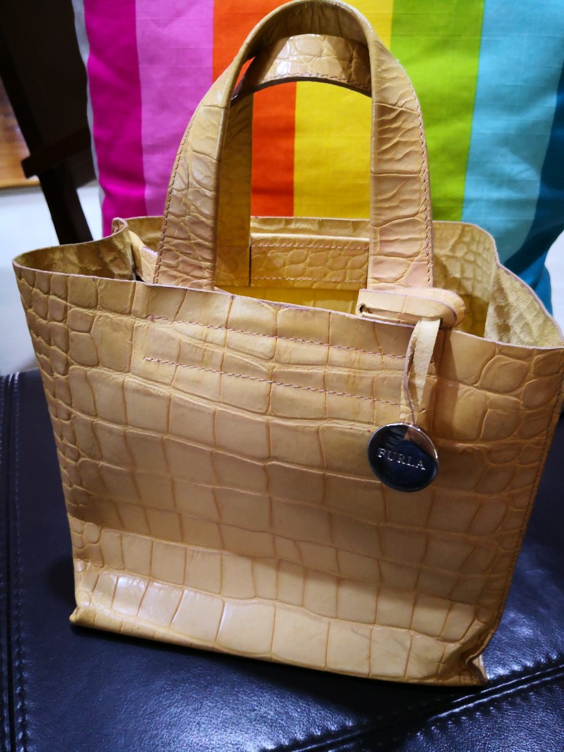 Furla crocodile handbag cheap