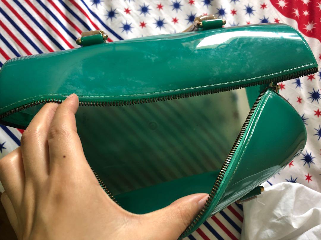 Furla candy bag green outlet
