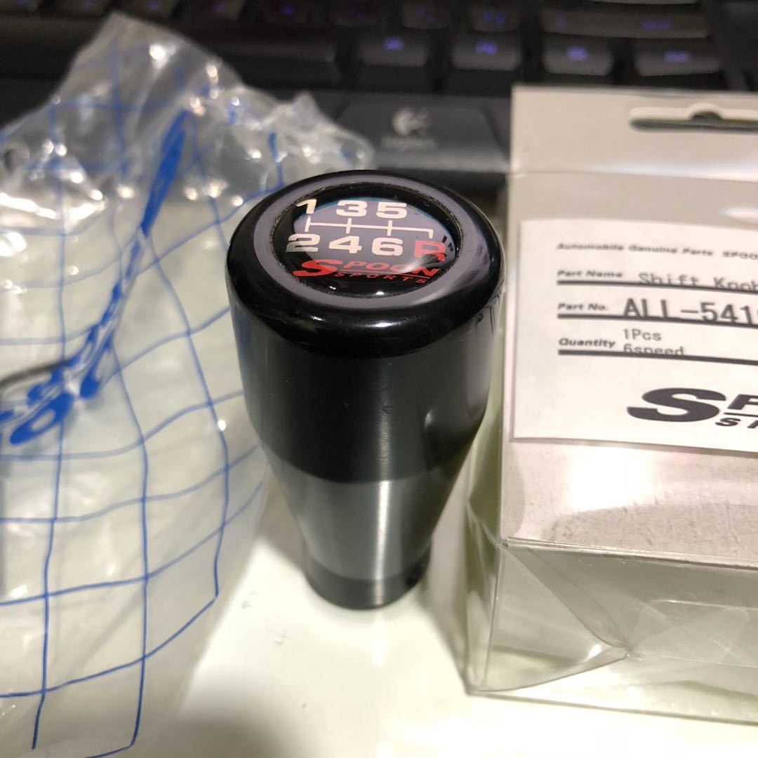 Genuine original Spoon Sports 6 speed duracon shift gear knob ( six
