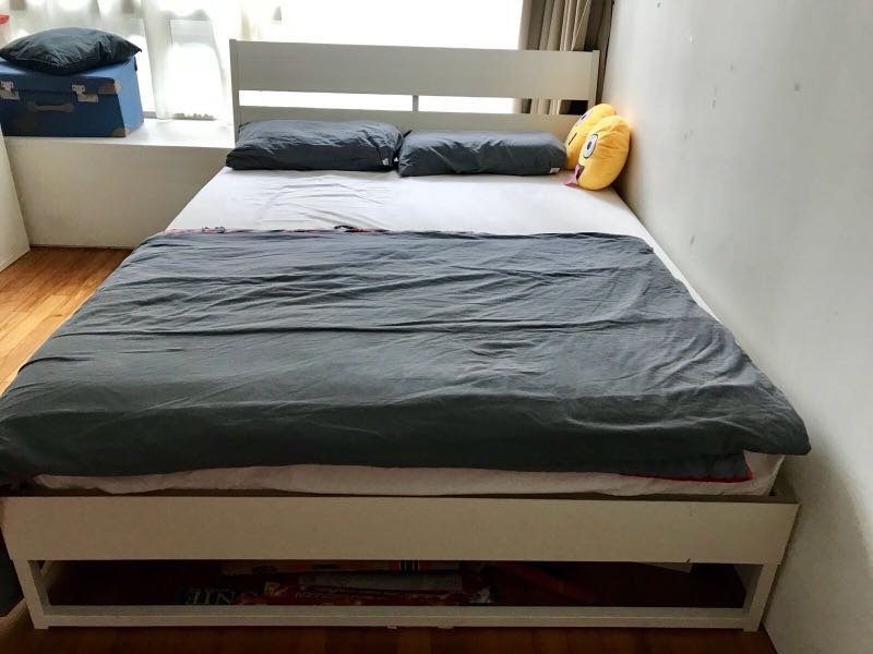 Second Hand Wooden Queen Size Bed Frames Hanaposy