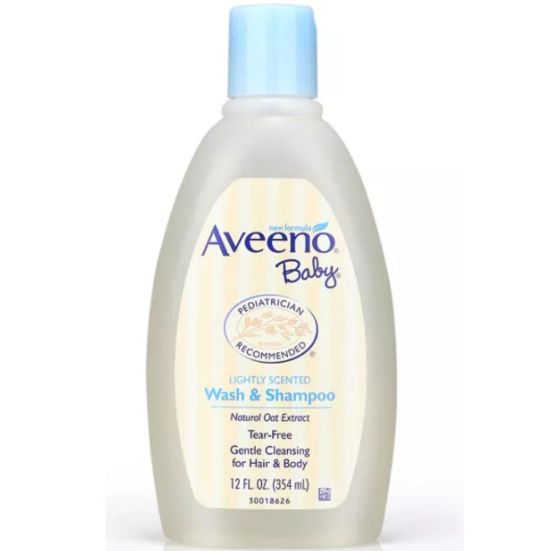 In Stock Brand New Aveeno Baby Body Wash And Shampoo Daily