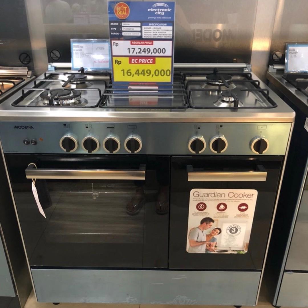 Kompor Gas Modena Freestanding Fc 5942 S Original New Kitchen