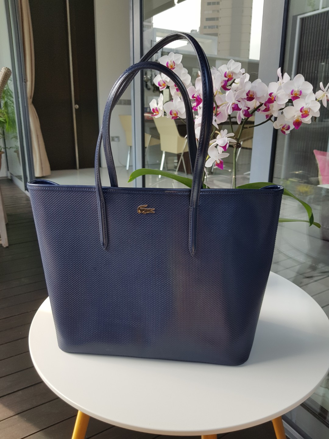 Lacoste Handbag, Luxury, Bags & Wallets on Carousell