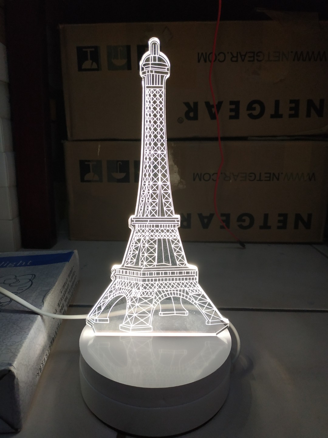 Lampu Hias 3d Transparan Desain Menara Eiffel Spec Dan Daftar