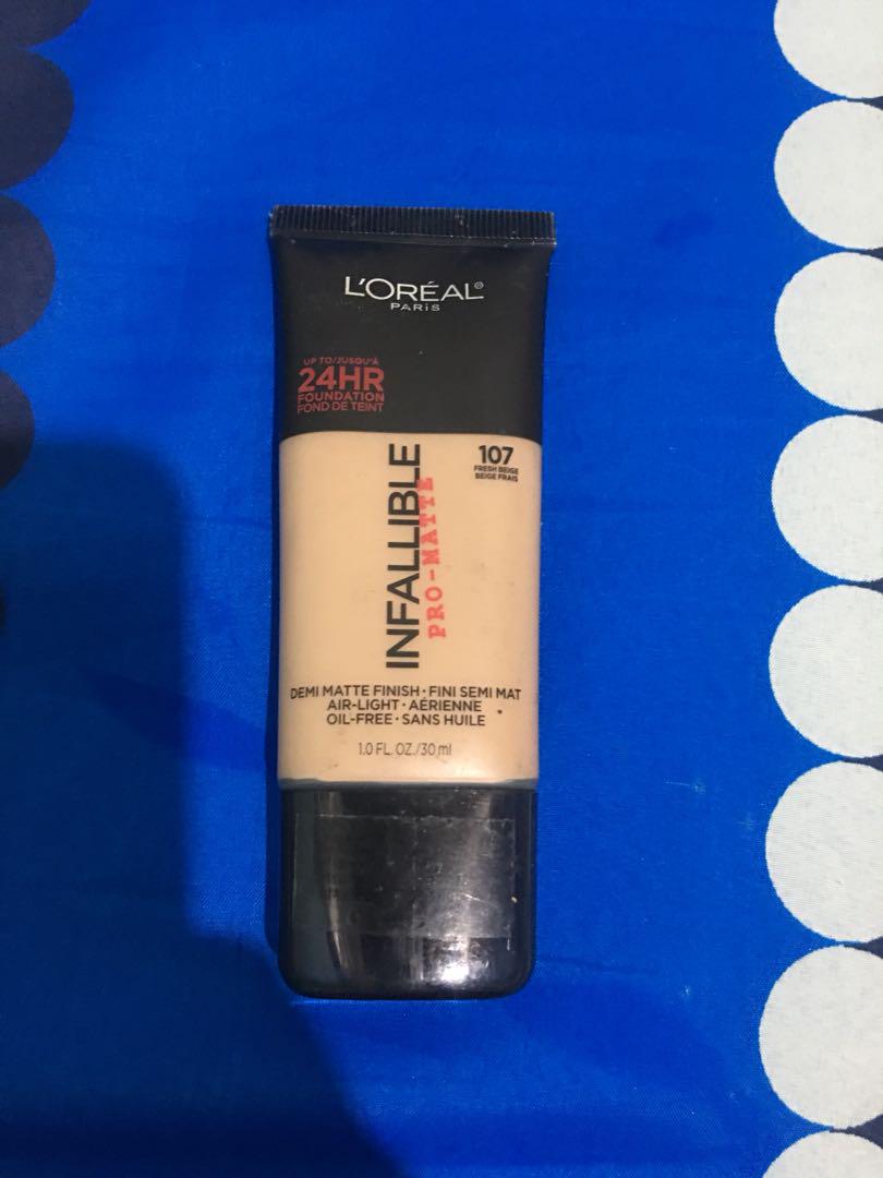 Loreal infallible (Category: Makeup) located in Mandaluyong City. Submitted by ericson101986 (Listing ID 185708863, Image 1). Description: Authentic and brandnew Nakastock lang .