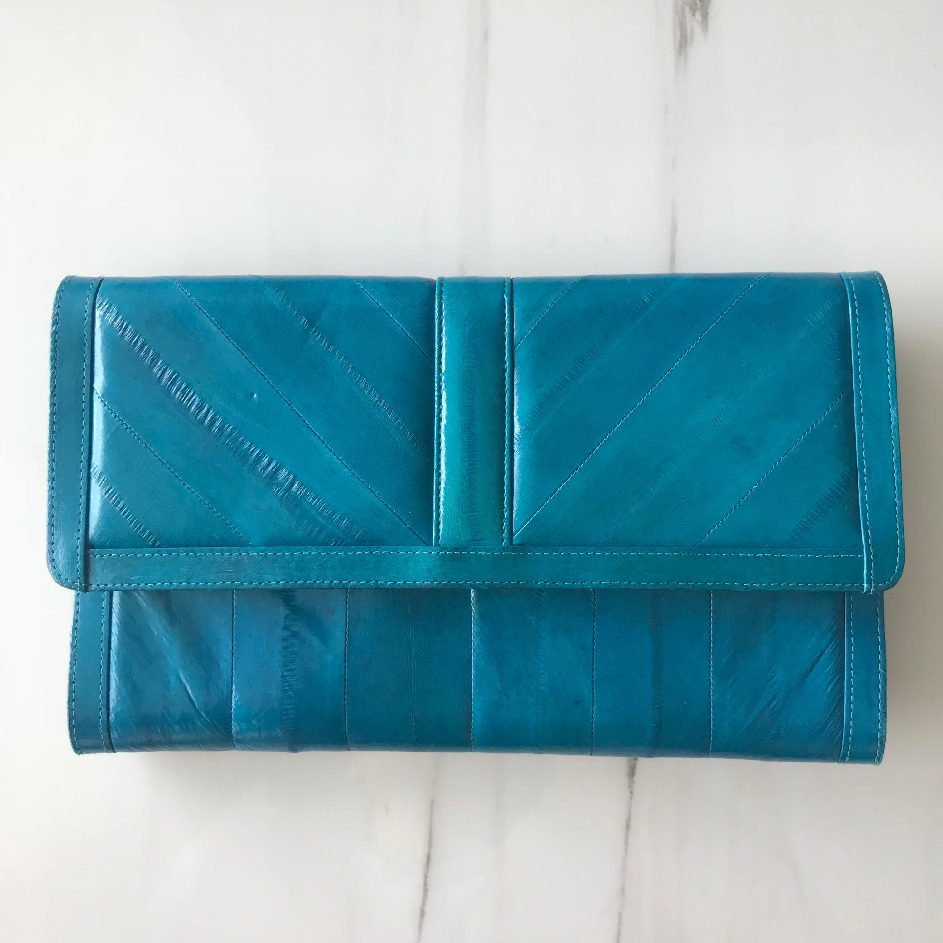 Eel skin hotsell clutch