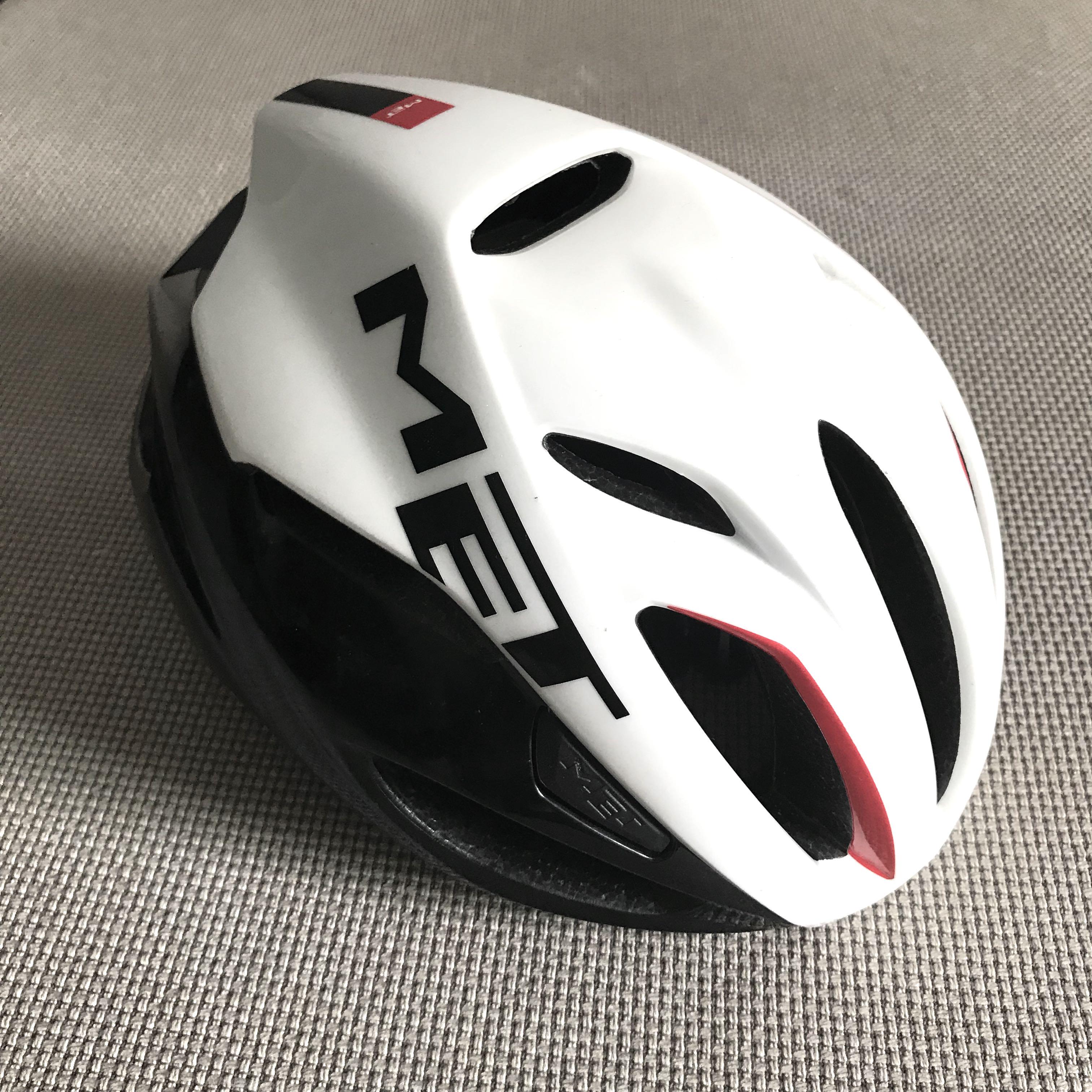 met rivale road helmet