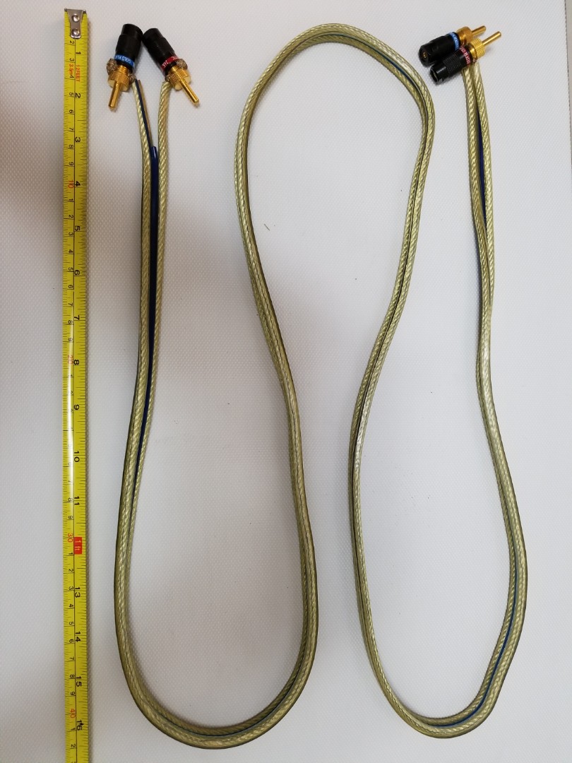 Speaker cable Monitor Power Cable Silver Studio Line, 6 ohm, one pair