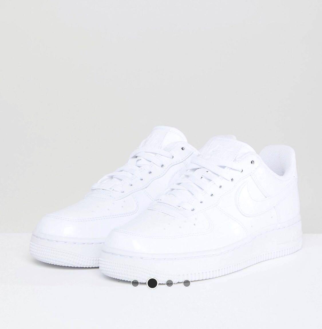 nike air force 1 trainers in white