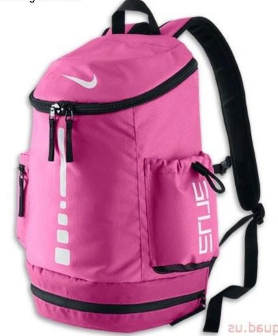 pink nike hoops elite team backpack