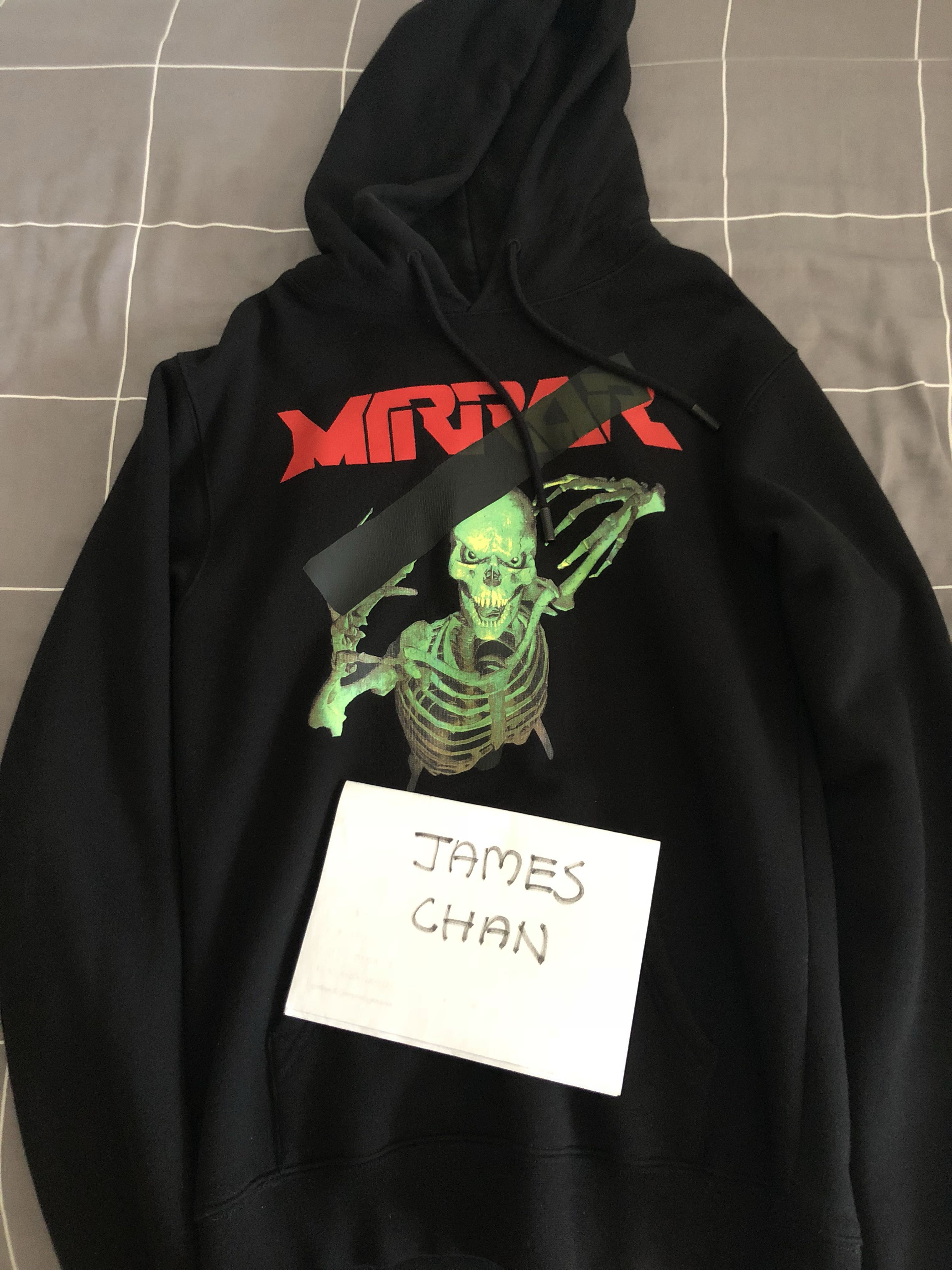 Off White Skull Hoodie, Men's Fashion, Tops Hoodies on Carousell