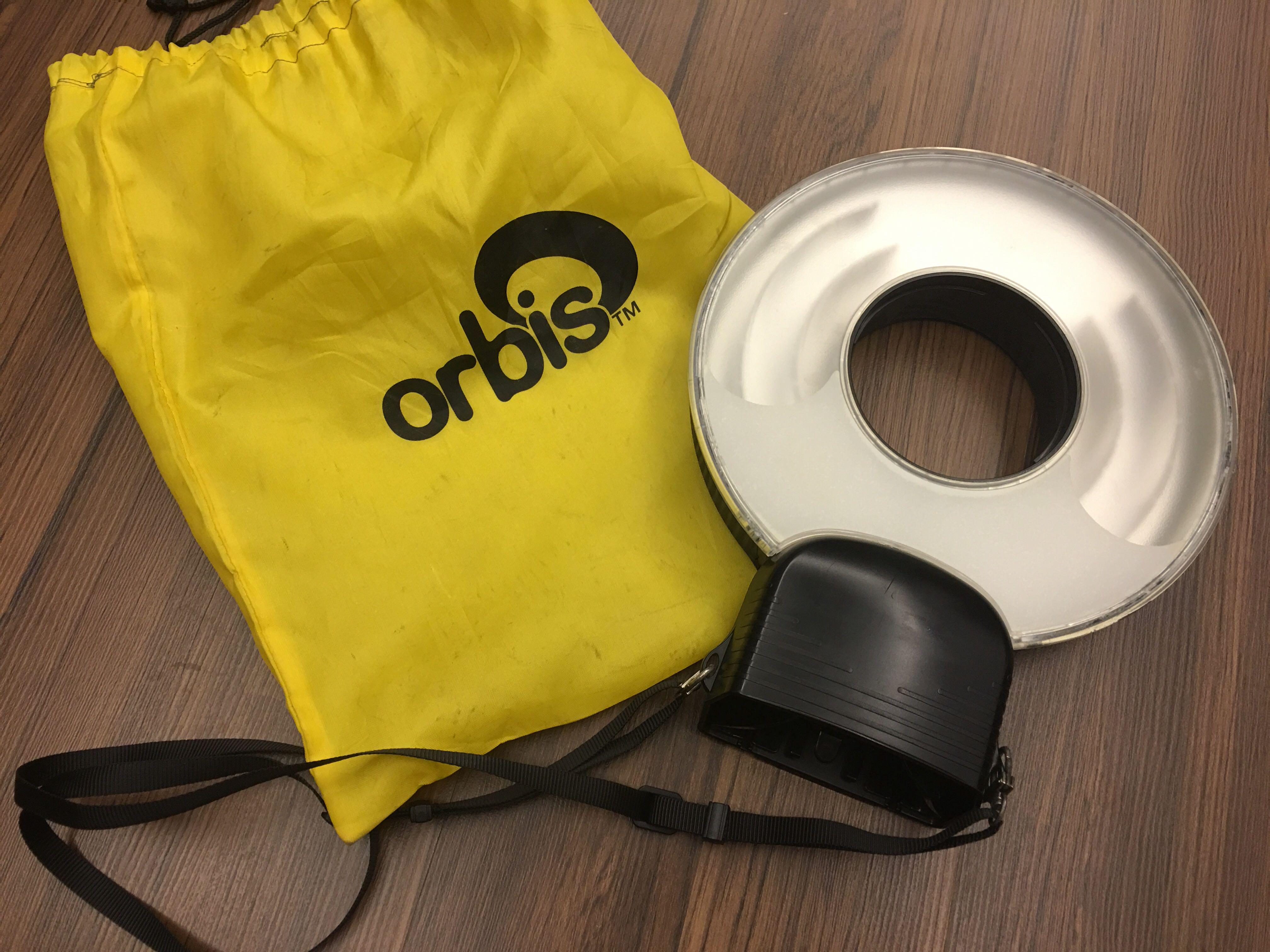 Orbis Ring Flash Diffusing Attachment (Category: Lighting & Studio Equipment) located in Petaling Jaya. Submitted by htloo (Listing ID 185554149, Image 1). Description: Orbis Ring Flash Diffusing Attachment, comes with carrying bag.