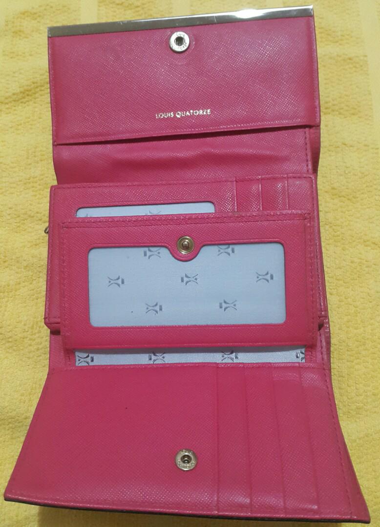 LOUIS QUATORZE Tripple Half Wallet - Pink on Garmentory