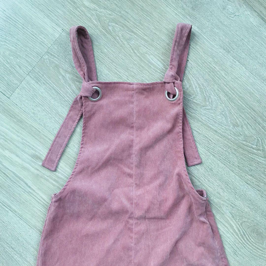 pink dress overalls