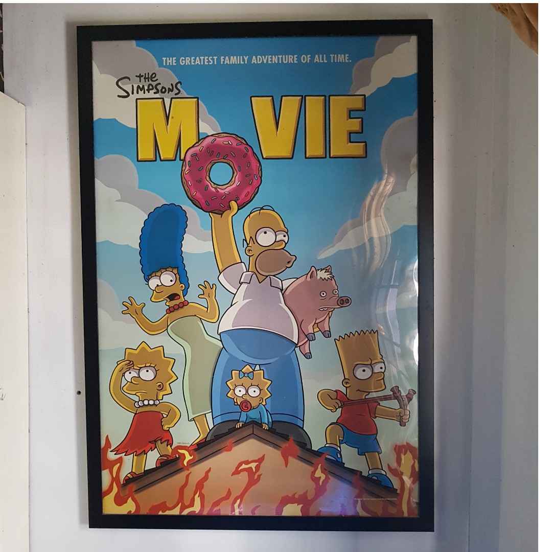 Nego The Simpsons Movie 2007 Original Double Sided Movie Poster