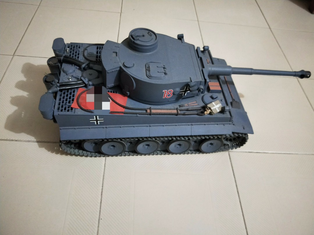 1/16 remote control Tiger 1 Tank (Metal Track and Metal Gear), Toys & Games, Others on Carousell