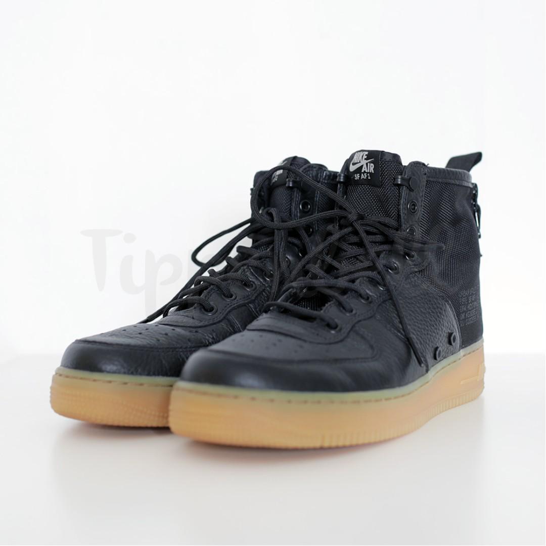 Sepatu Nike Sf Air Force 1 Mid Black Gum Size 44 5 Special Offers Fesyen Pria Sepatu Sneakers Di Carousell
