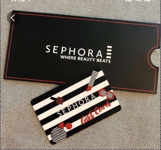 Sephora Gift Card Women S Fashion Accessories On Carousell