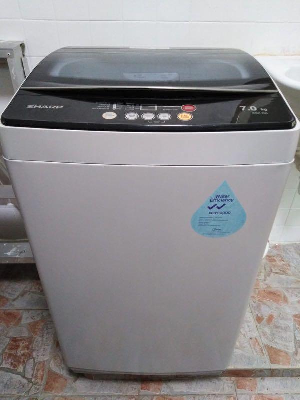 Sharp Esx705 7kg Washing Machine Tv Home Appliances Washing Machines And Dryers On Carousell