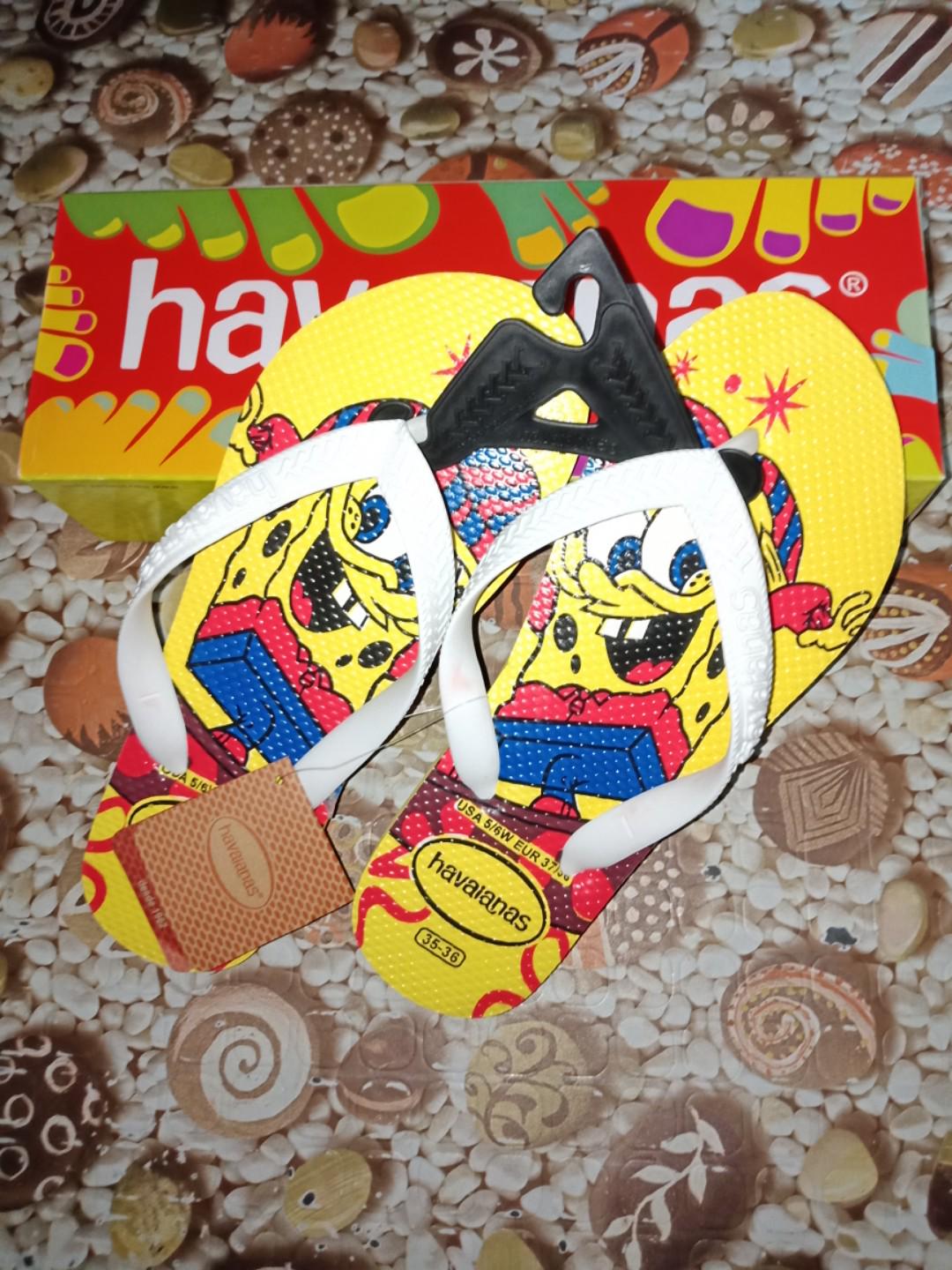 spongebob havaianas