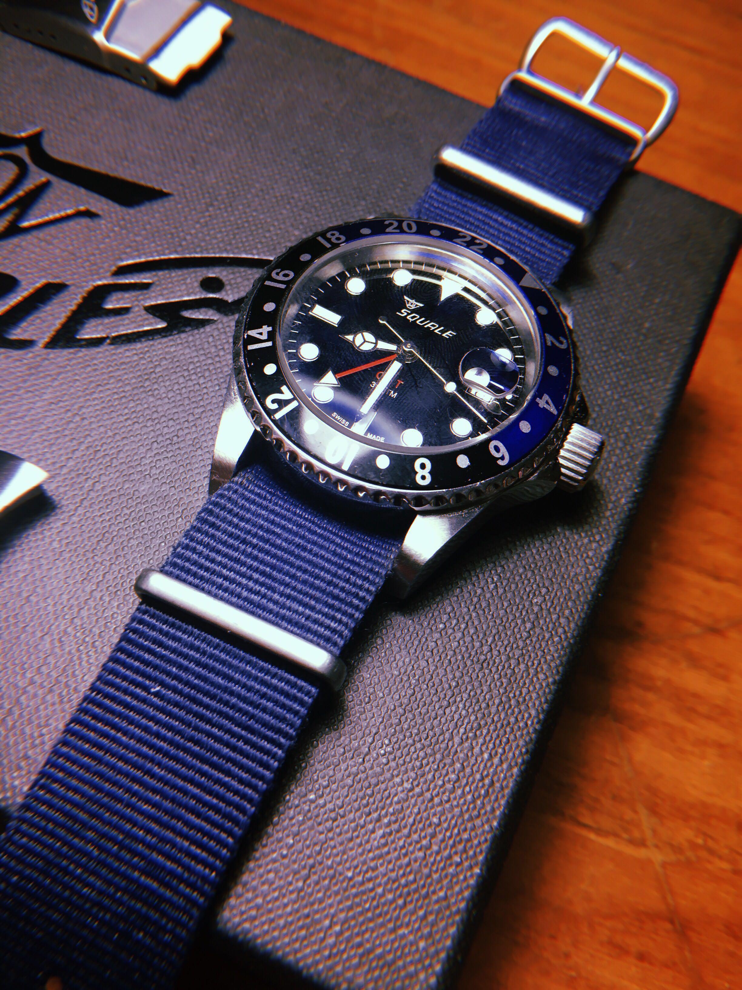 Squale gmt batman hot sale