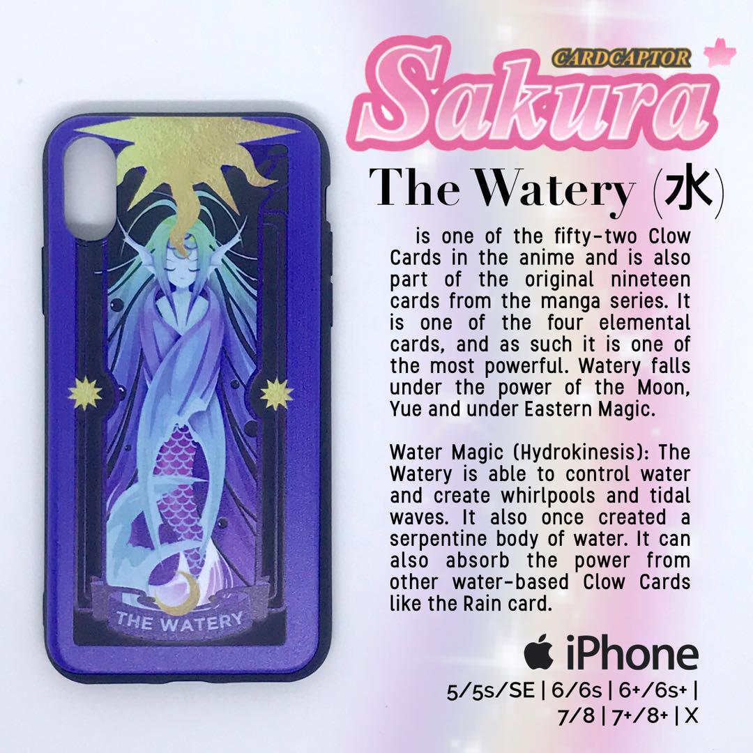 The Watery Cardcaptor Sakura Clow Card Case Iphone 5 5s Se 6 6s 6 6s 7 8 7 8 Plus X Mobile Phones Tablets Mobile Tablet Accessories Cases Sleeves On Carousell 55 ilustradores de 8 países diferentes. the watery cardcaptor sakura clow card