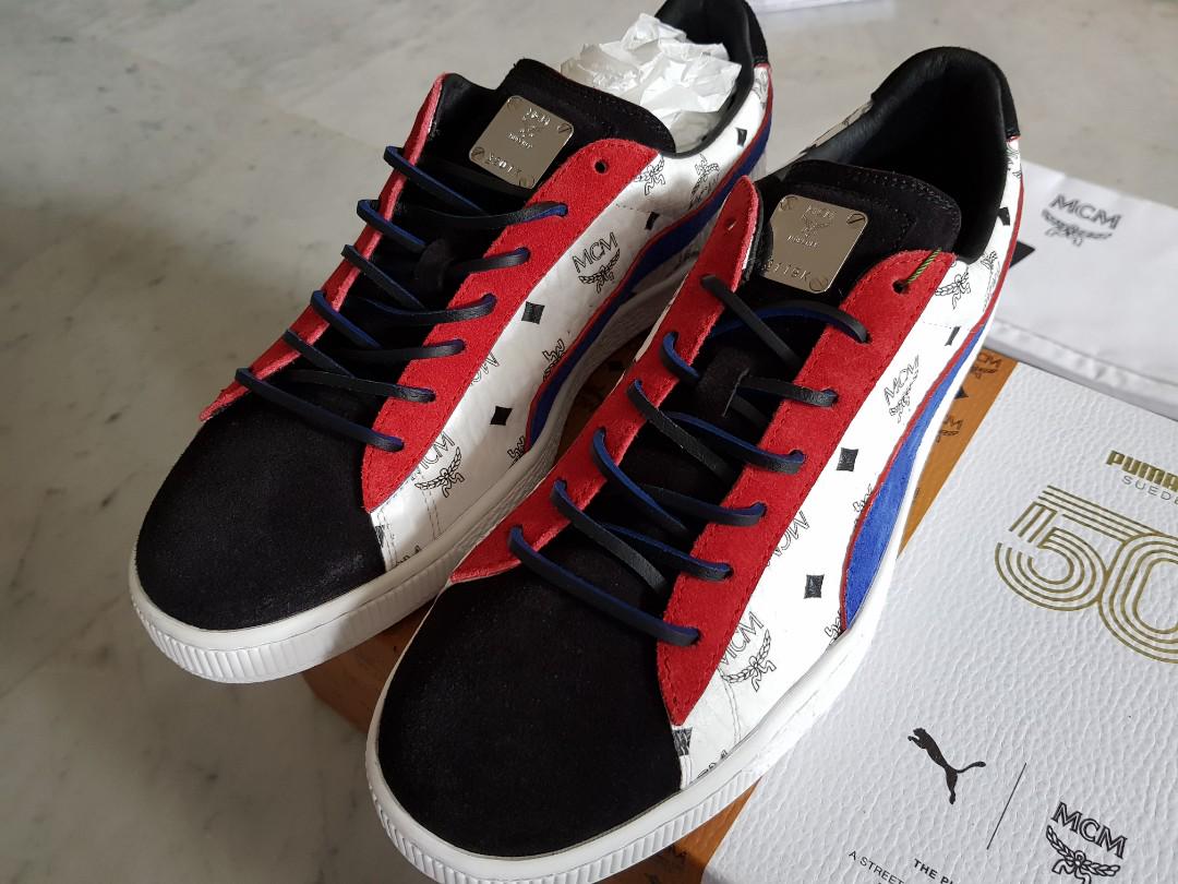 US 10 Puma MCM Suede Multicolor