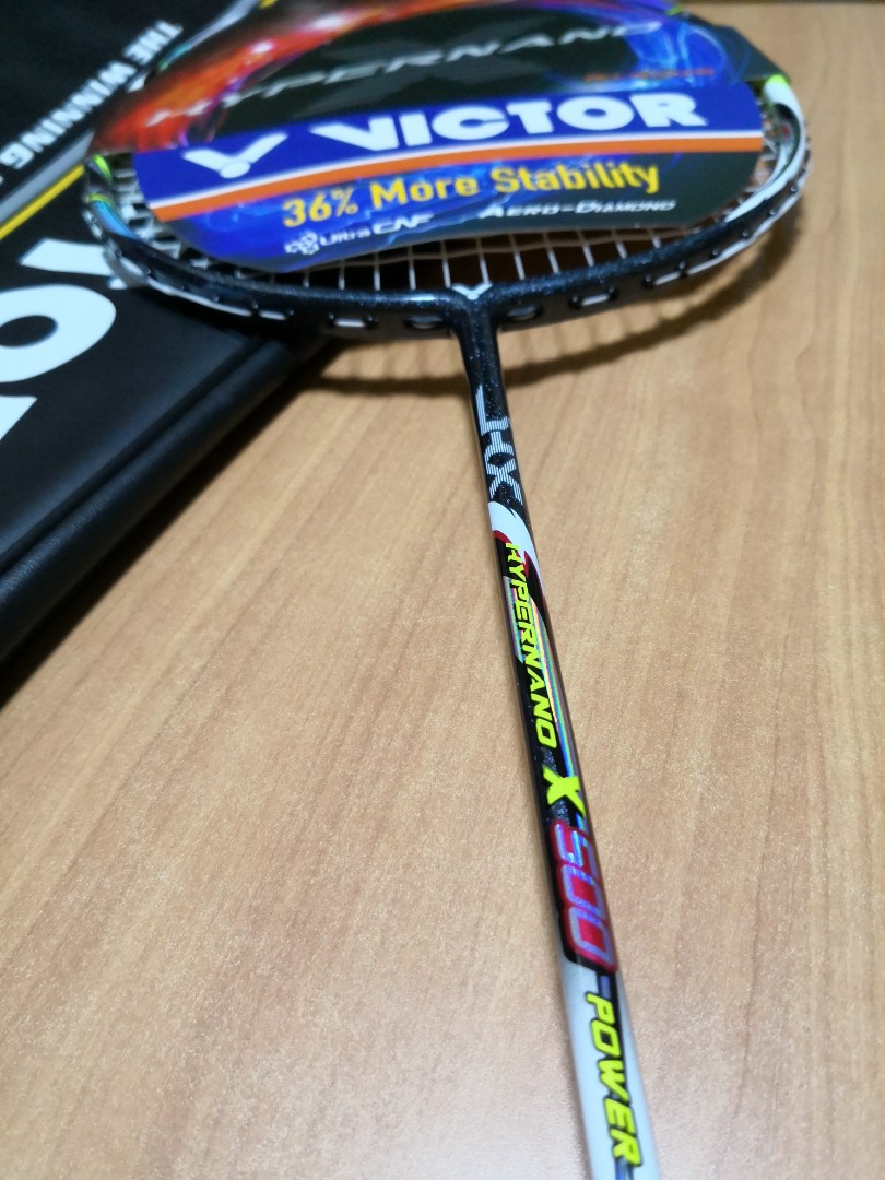 victor hypernano x 800 ltd power badminton racket