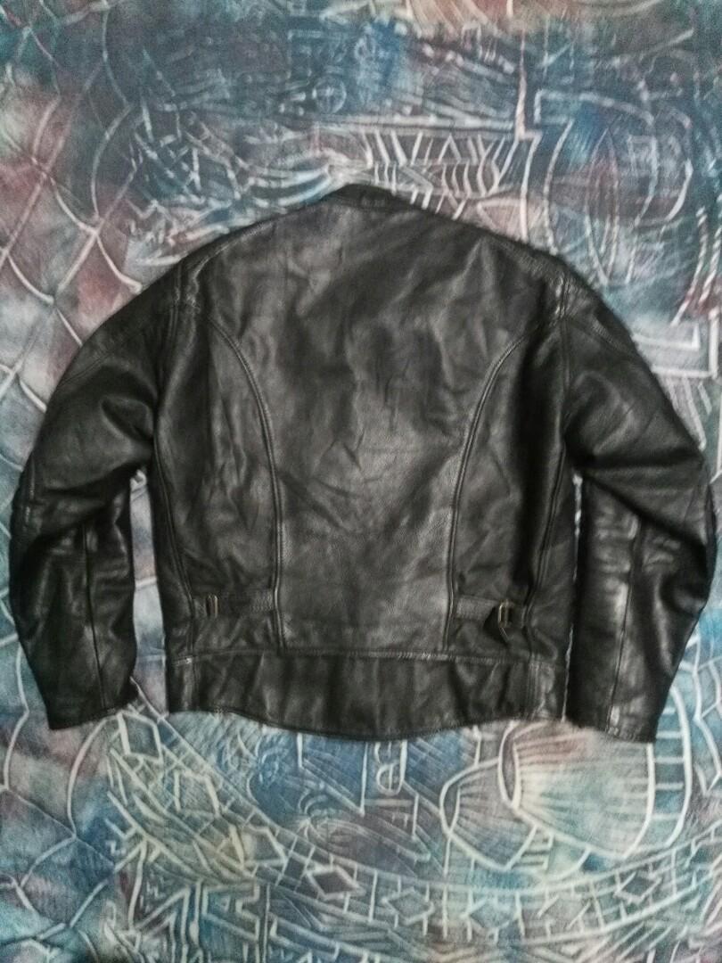 Vintage Stagg leather rider jacket