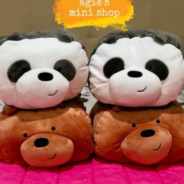 We bare bears shop miniso arm pillow