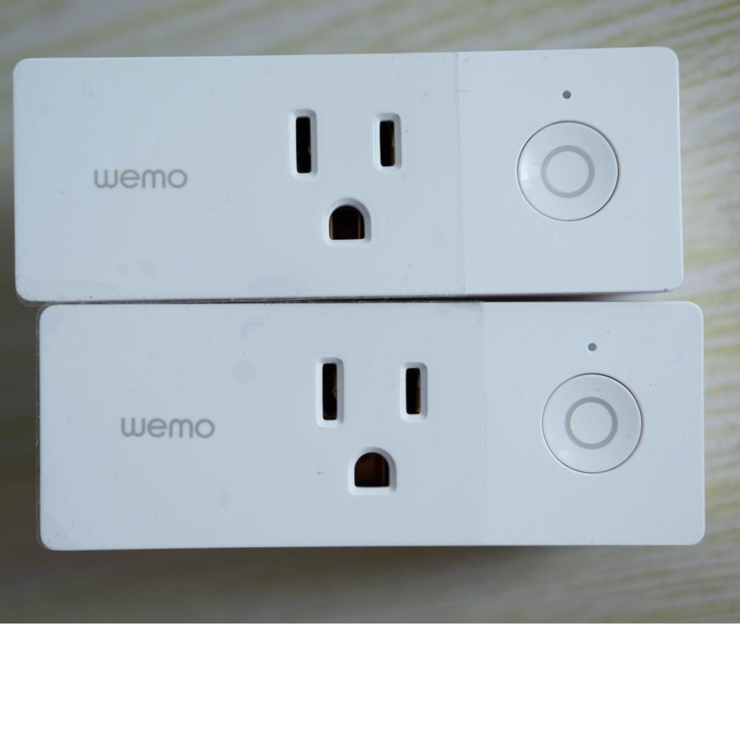 Wemo Mini Wi Fi Smart Plug 2 Pack Wi Fi Enabled Works With