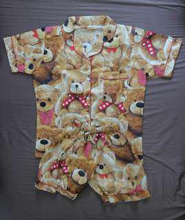 Baju Tidur Teddy Bear